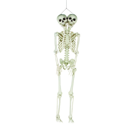 Halloween Lifesize Two Headed Skeleton - Home Decor - 1 Piece