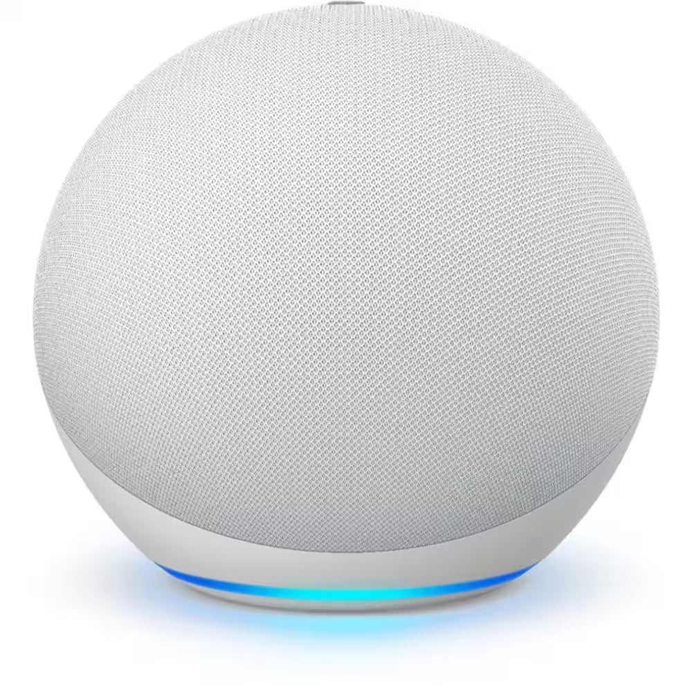 Echo (4Th Gen) with Premium Sound, Smart Home Hub, and Alexa - Glacier White